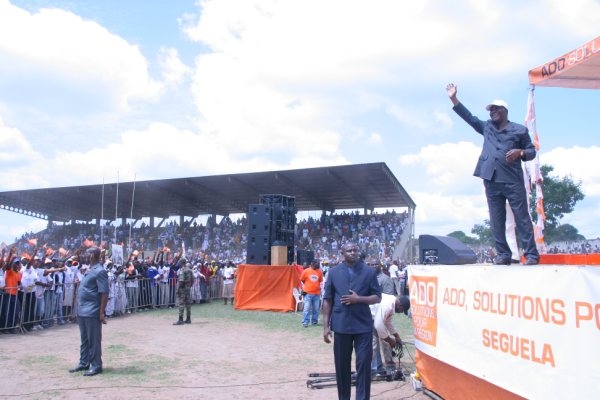 Tournée du président du RDR à Vavoua et dans le Worodougou - ADO à Séguéla, samedi dernier: “Je ne suis pas un politicien bavard”